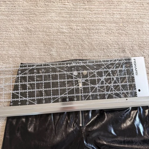 I.AM.GIA Nikole Black Faux Leather Pants Size: Large - Picture 10 of 16